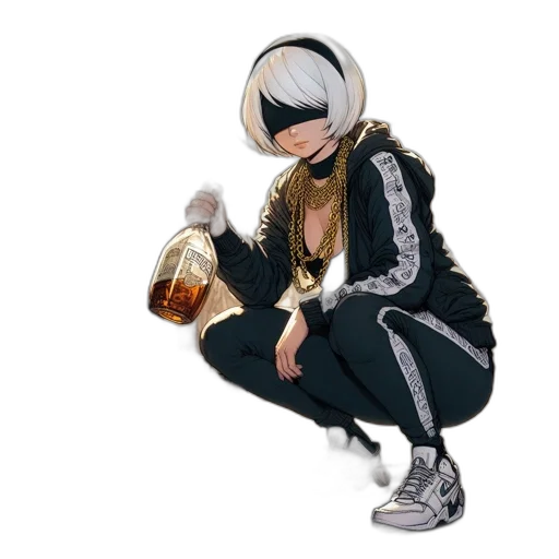 jacket, bottle, mask, robot transparent PNG cut-out