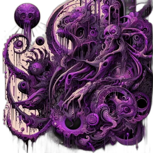 creature, mask, hair, dragon transparent PNG cut-out