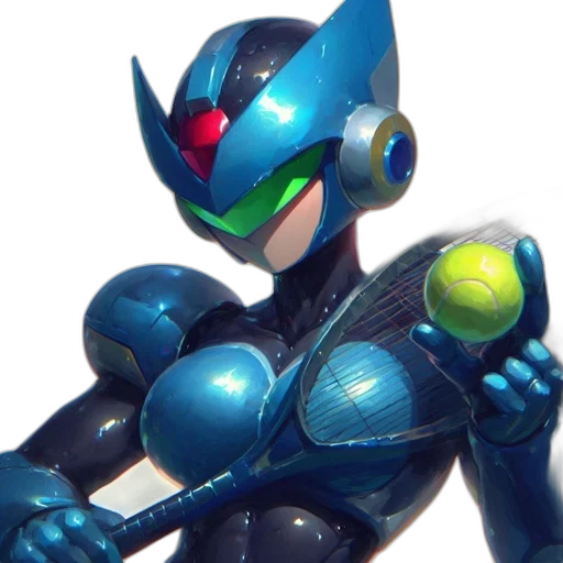 robot, weapon, staff, 3d render transparent PNG cut-out