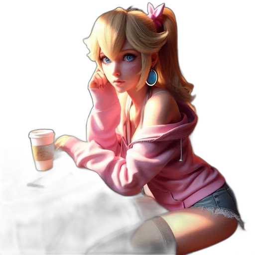 dress, pixel art, anime, concept art transparent PNG cut-out