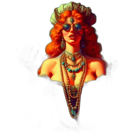 jewelry, crown, staff, fantasy art transparent PNG cut-out