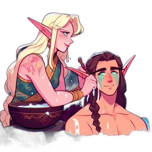 fantasy art, concept art, pixel art, watercolor transparent PNG cut-out