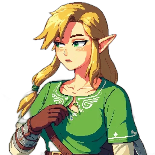 staff, dress, pixel art, fantasy art transparent PNG cut-out