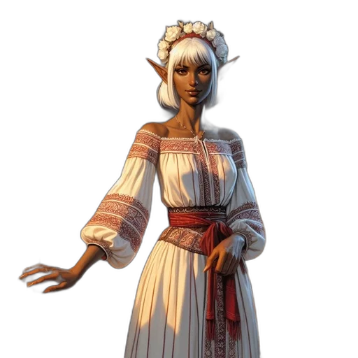 staff, dress, concept art, fantasy art transparent PNG cut-out