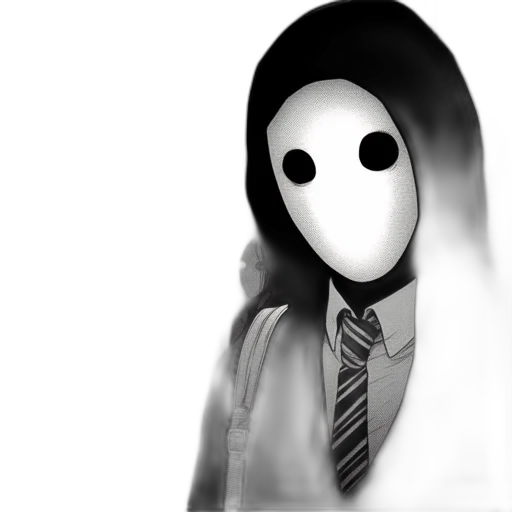 mask, jacket, face, robot transparent PNG cut-out