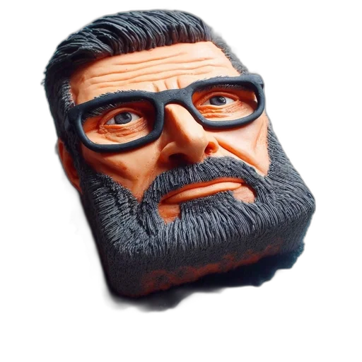 face, mask, hair, creature transparent PNG cut-out