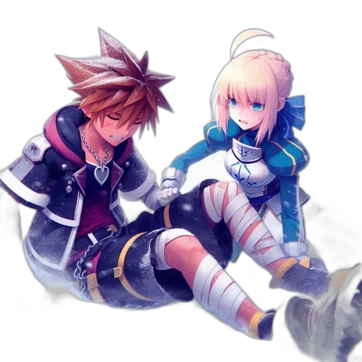 sword, weapon, staff, anime transparent PNG cut-out