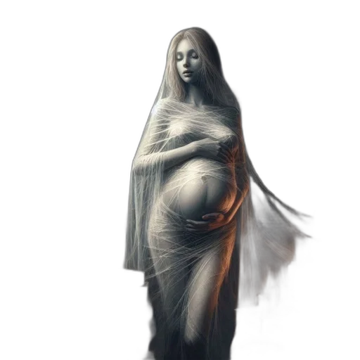 dress, creature, concept art, fantasy art transparent PNG cut-out