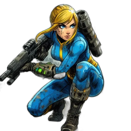 weapon, concept art, comic book art, pixel art transparent PNG cut-out