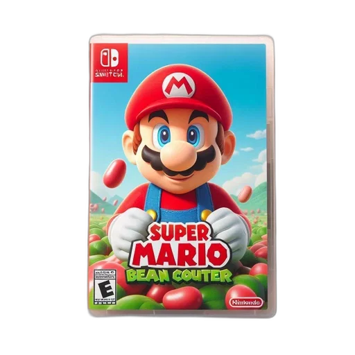 weapon, 3d render, concept art, mario transparent PNG cut-out