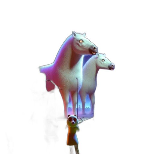 staff, creature, animal, umbrella transparent PNG cut-out