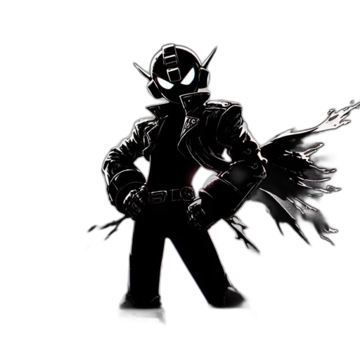 staff, weapon, jacket, mask transparent PNG cut-out
