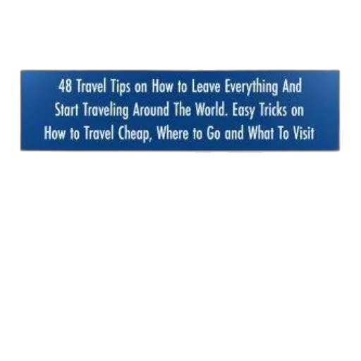 travel, book, cover, blue transparent PNG cut-out