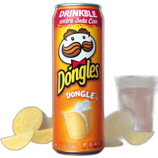 food, bottle, pringles, drinkable transparent PNG cut-out