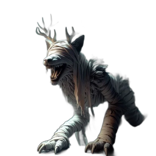 creature, animal, staff, dragon transparent PNG cut-out