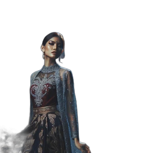 dress, face, crown, jewelry transparent PNG cut-out