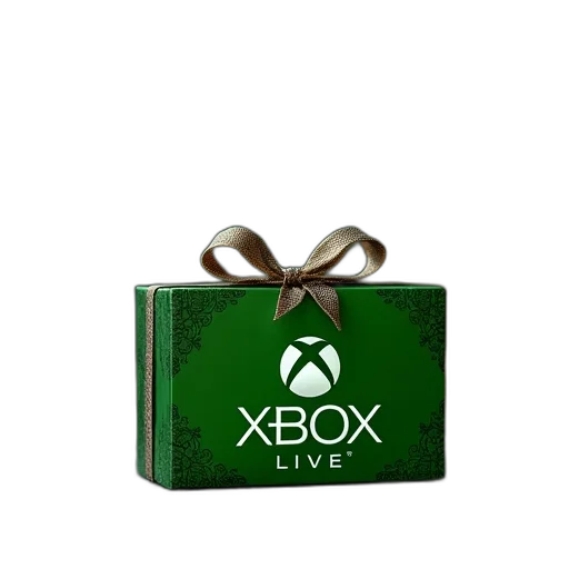 3d render, gift, card, xbox transparent PNG cut-out