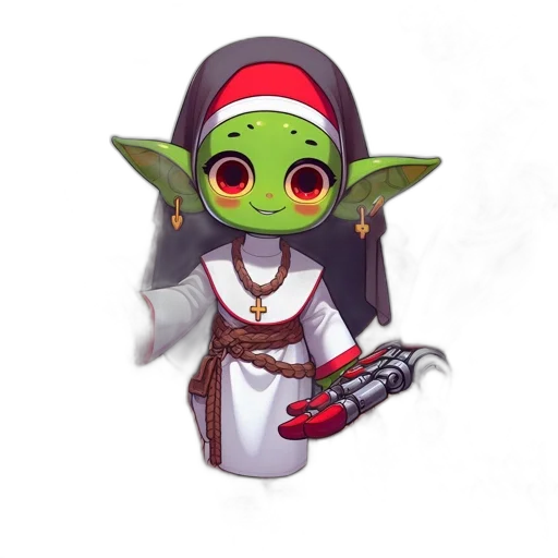 staff, mask, weapon, fantasy art transparent PNG cut-out