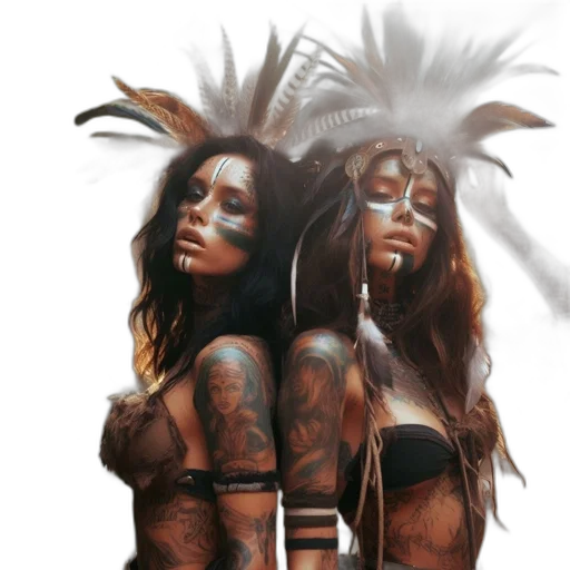 mask, jewelry, hair, concept art transparent PNG cut-out