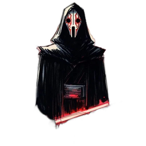 mask, jacket, face, creature transparent PNG cut-out