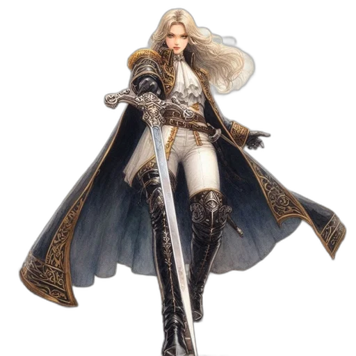 sword, staff, weapon, jacket transparent PNG cut-out