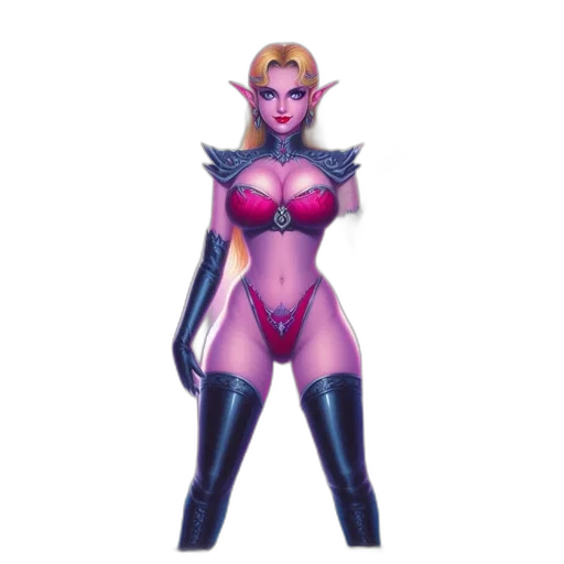 fantasy art, concept art, 3d render, pixel art transparent PNG cut-out