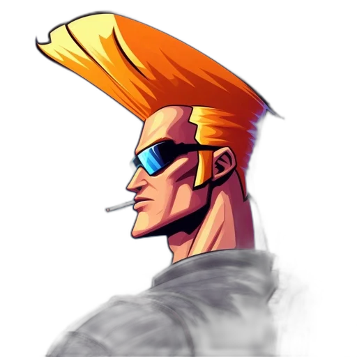 face, staff, hair, jacket transparent PNG cut-out