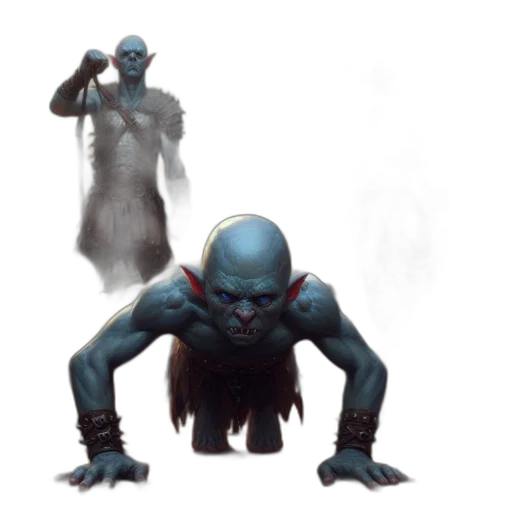 creature, animal, staff, concept art transparent PNG cut-out
