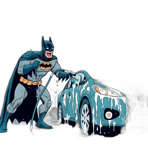 car, comic book art, concept art, cartoon transparent PNG cut-out