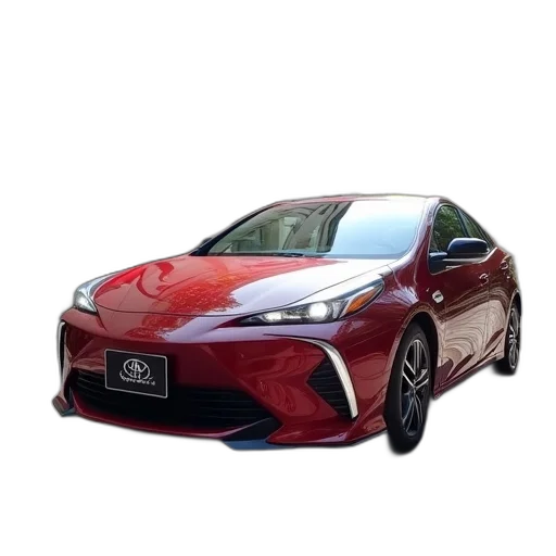 car, 3d render, photorealistic, toyota transparent PNG cut-out