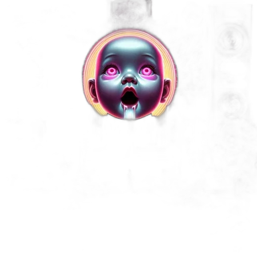 mask, face, robot, creature transparent PNG cut-out