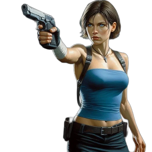 weapon, concept art, comic book art, photorealistic transparent PNG cut-out