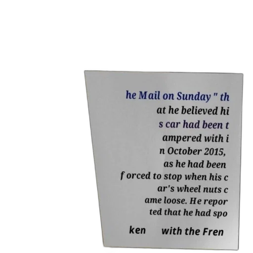car, mail, sunday, reported transparent PNG cut-out