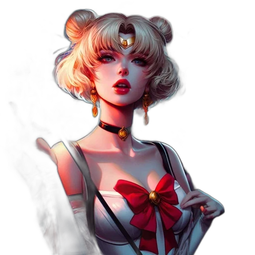 crown, staff, dress, concept art transparent PNG cut-out