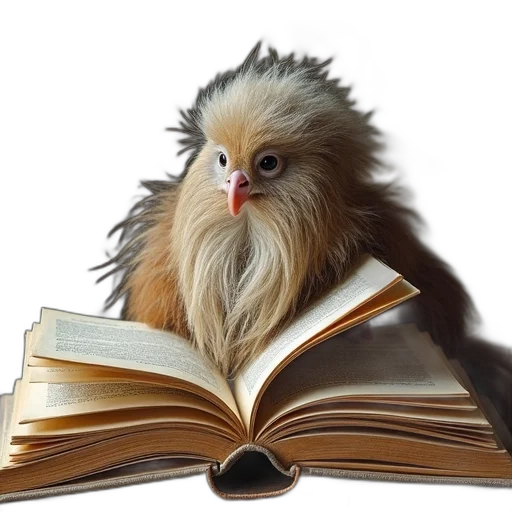 animal, creature, staff, hair transparent PNG cut-out