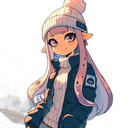 hat, staff, jacket, weapon transparent PNG cut-out