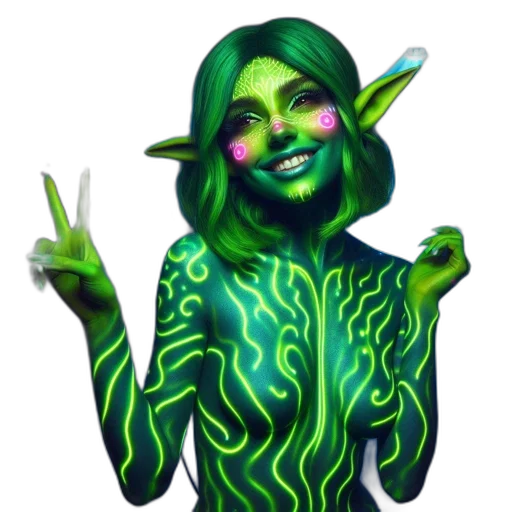 creature, staff, mask, pixel art transparent PNG cut-out