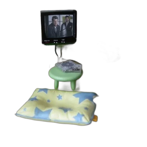 robot, 3d render, dollhouse, living transparent PNG cut-out