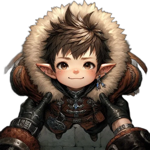 face, jacket, dragon, staff transparent PNG cut-out