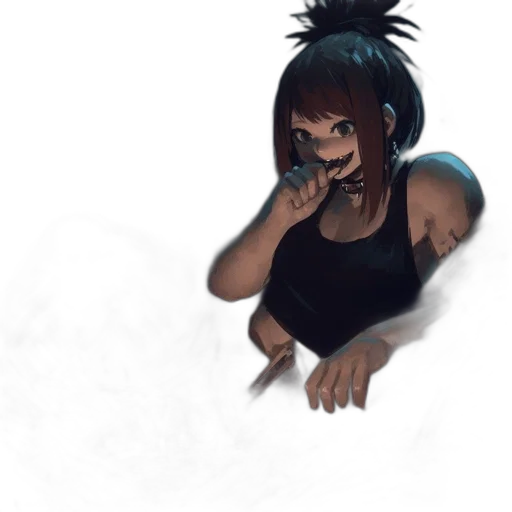 creature, mask, face, staff transparent PNG cut-out