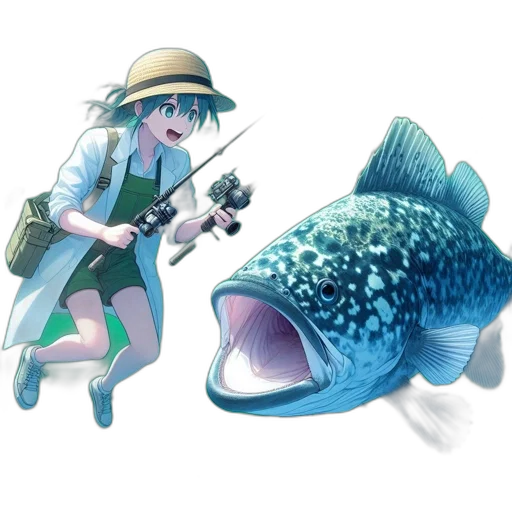 animal, hat, staff, creature transparent PNG cut-out
