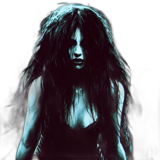 hair, creature, face, mask transparent PNG cut-out
