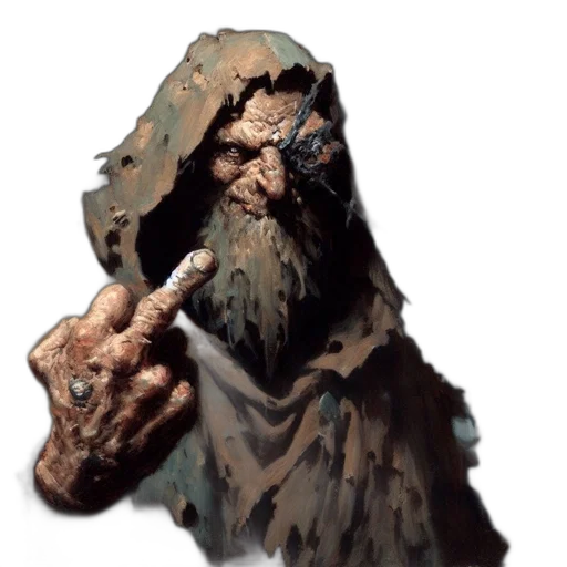 staff, face, concept art, fantasy art transparent PNG cut-out
