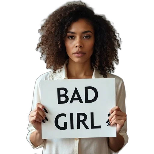 jacket, dress, woman, curly transparent PNG cut-out