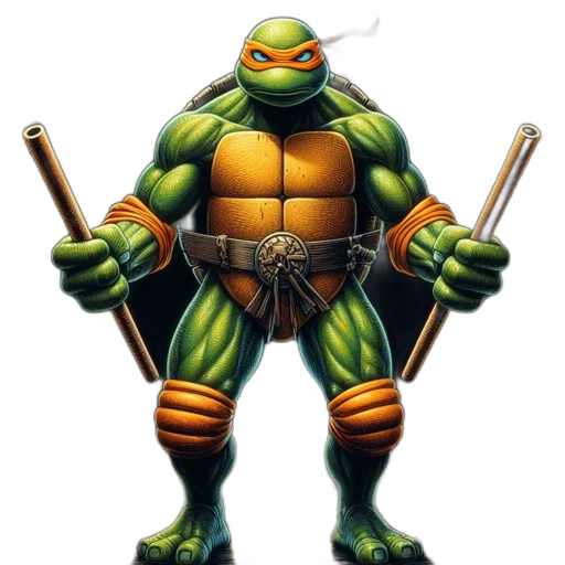 animal, concept art, comic book art, 3d render transparent PNG cut-out