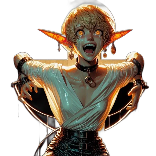 staff, face, concept art, comic book art transparent PNG cut-out