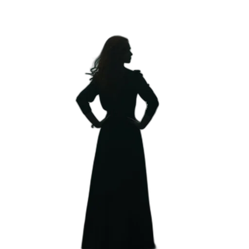 dress, staff, crown, jewelry transparent PNG cut-out
