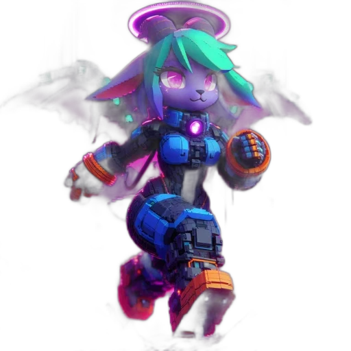 robot, weapon, creature, staff transparent PNG cut-out