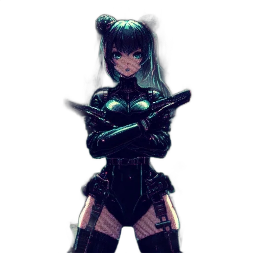 weapon, robot, staff, sword transparent PNG cut-out