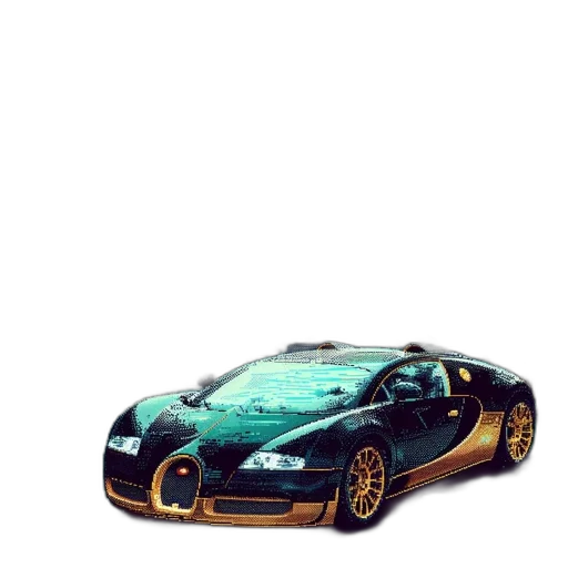 car, animal, weapon, 3d render transparent PNG cut-out